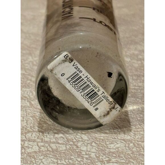 Hawaii Retro Shot Glass-WORLDS TALLEST-Black/Gold Palm Trees EUC - Picture 6 of 7